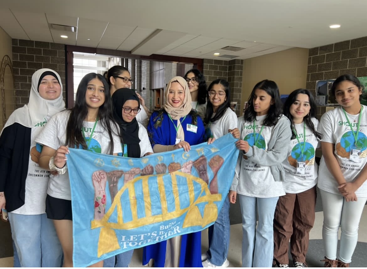 Ebtehal Badawi is all about Building Bridges in Pittsburgh–one paintbrush at a time. 