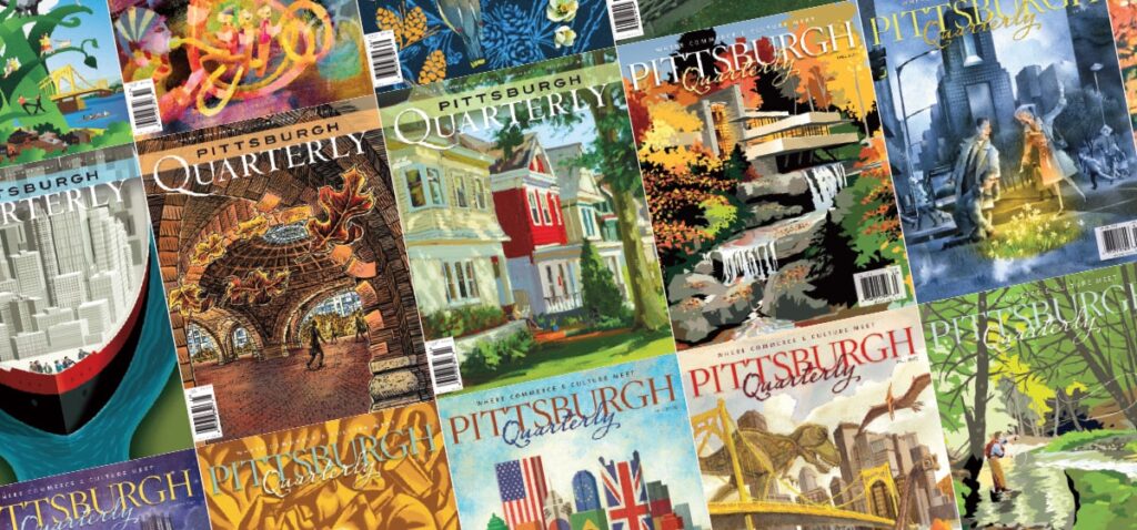Pittsburgh Quarterly magazine covers