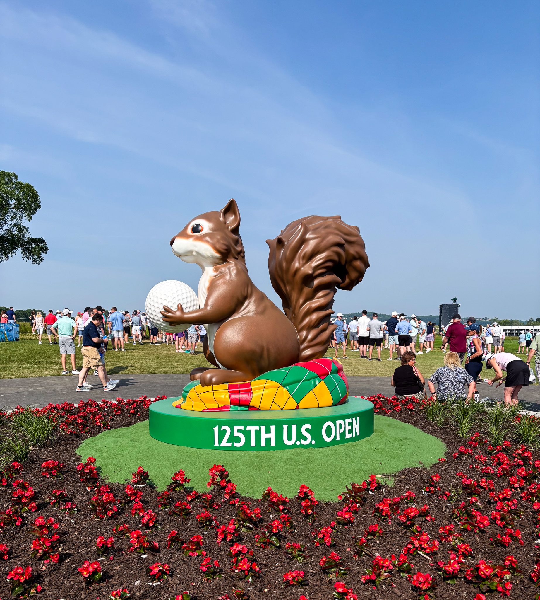 125th Oakmont Country Club entrance - Oakmont Squirrel